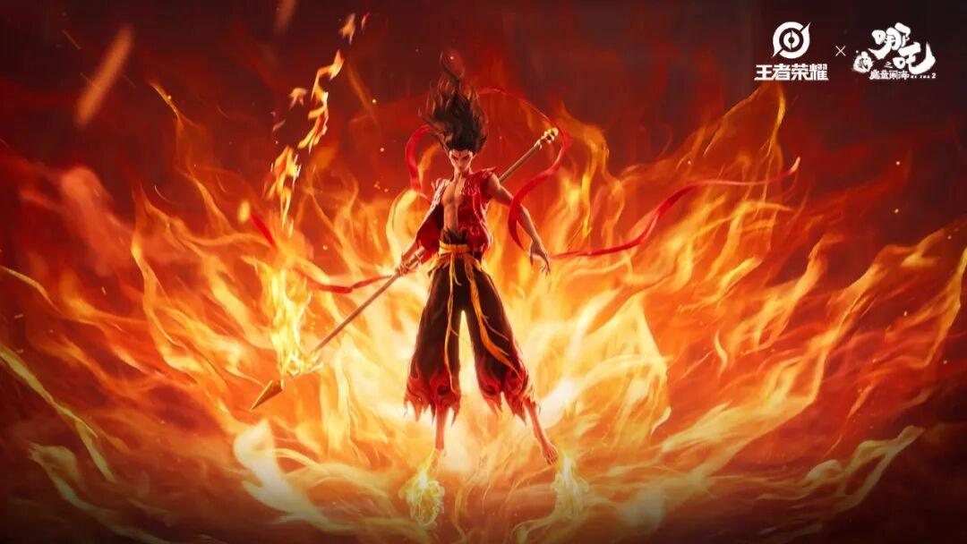 王者荣耀与魔童闹海联动皮肤名称揭晓，峡谷地图迎来哪吒联动定制