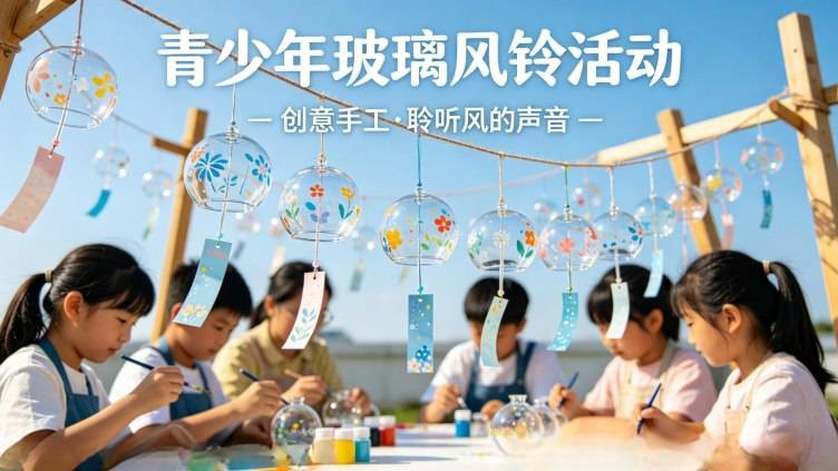 DIY透明玻璃风铃｜三六六社会实践带你听风的声音