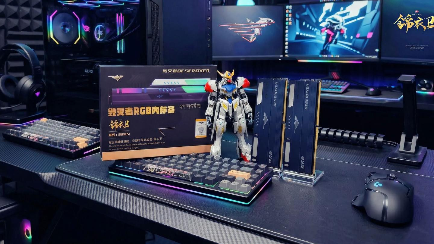 国产D5内存再出狠活！毁灭者锦衣卫 6000 C30 灯条内存深度体验