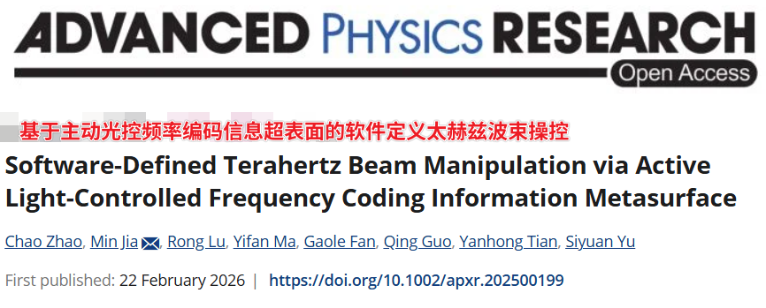 重磅！6G通信要逆天？哈工大新发明让太赫兹波束像玩游戏一样听话
