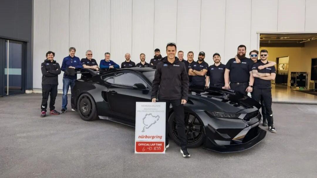 福特刷圈速纪录停不下来，Mustang GTD刚刚跑出了6分40的新纪录