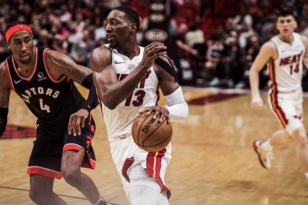 今天热火队对阵奇才队的比赛里，热火队的中锋阿德巴约狂砍83分，创下了NBA史上得