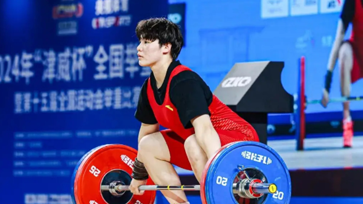 中国队114金！亚运会举重女子77公斤决赛，何仁秀258公斤夺冠