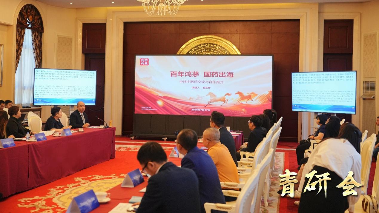 鸿茅药业亮相中越菁英青年研讨会   加速推进中医药国际化布局