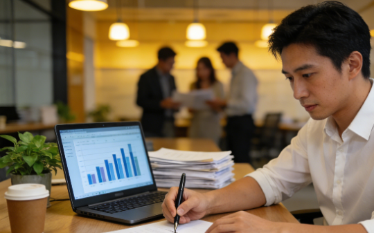 年会上，老员工嫌我刚毕业没业绩，我打开电脑，全公司跪了