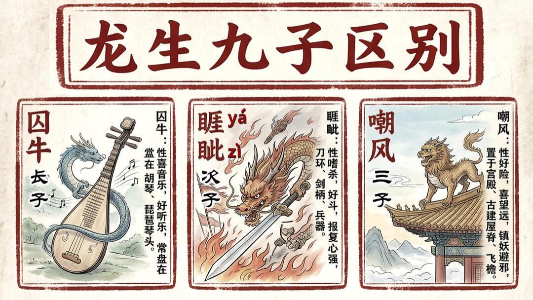 龙生九子必有用