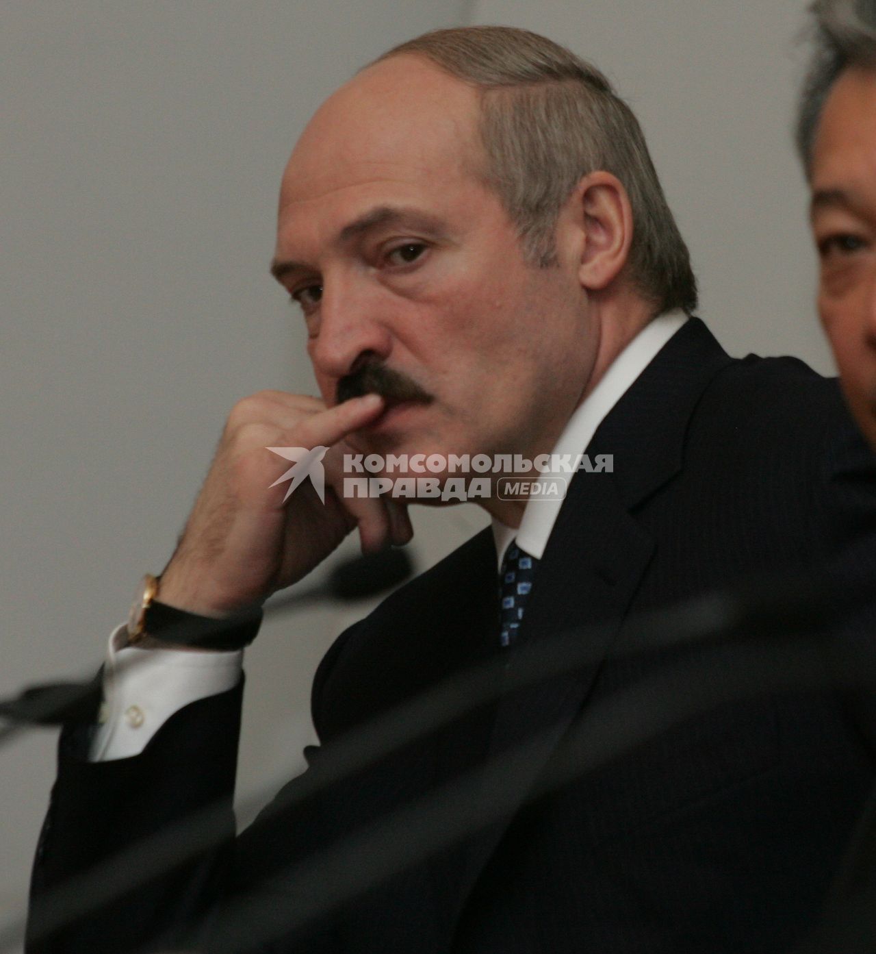 2006年，白俄罗斯总统卢卡申科。20年过去，他还是总统。