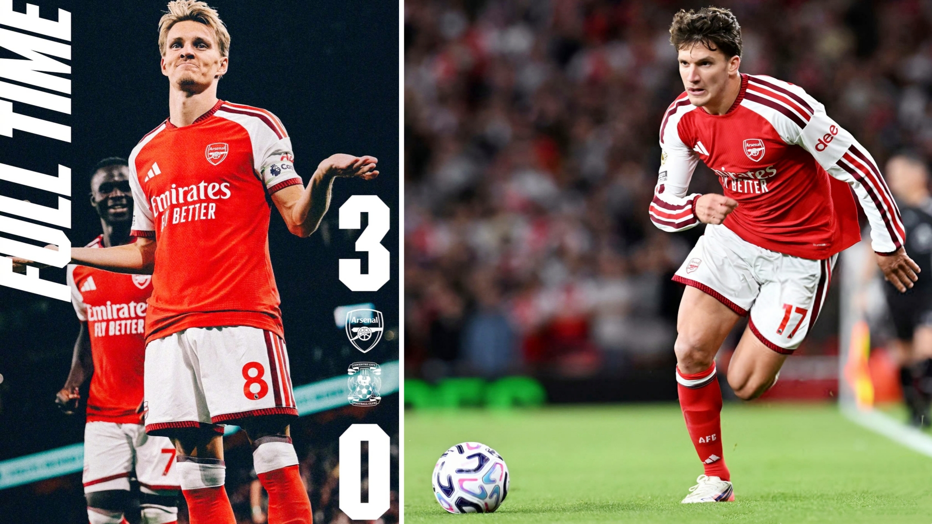 英超：阿森纳主场3-0大胜考文垂，揭幕战拿下开门红。
哈弗茨首开记录，萨卡扩大领