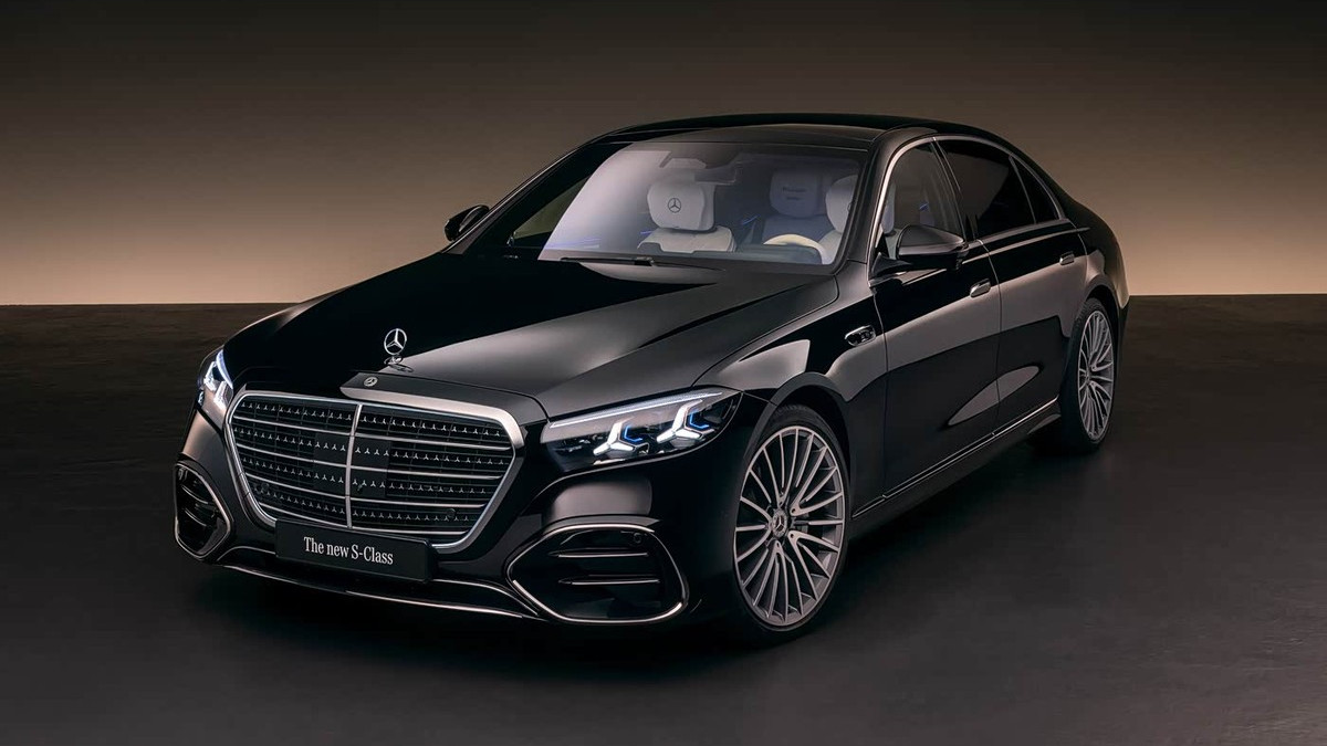 新款奔驰S级全球首发，内饰与科技全面升级