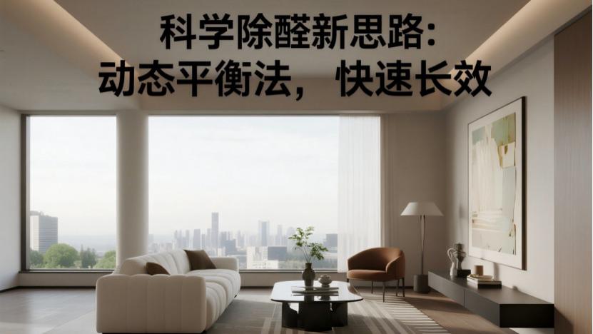 新房除甲醛别迷信“通风三个月”！科学除醛才能安心住