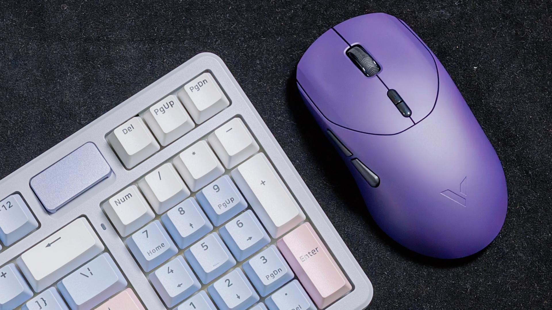 雷柏 VT9 MAX鼠标+V700DIY-98长续航版键盘最强续航无线键鼠套装