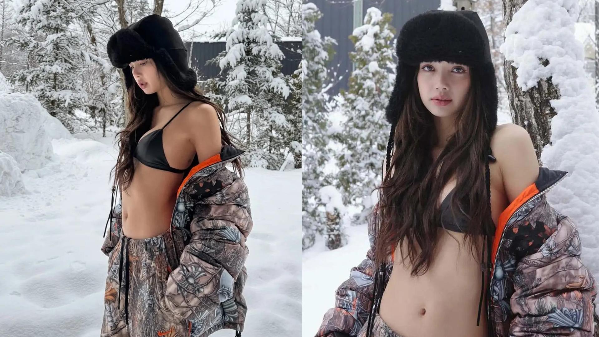 Lisa雪地比基尼的背后，强强联手，她与卡戴珊的“野心”不谋而合