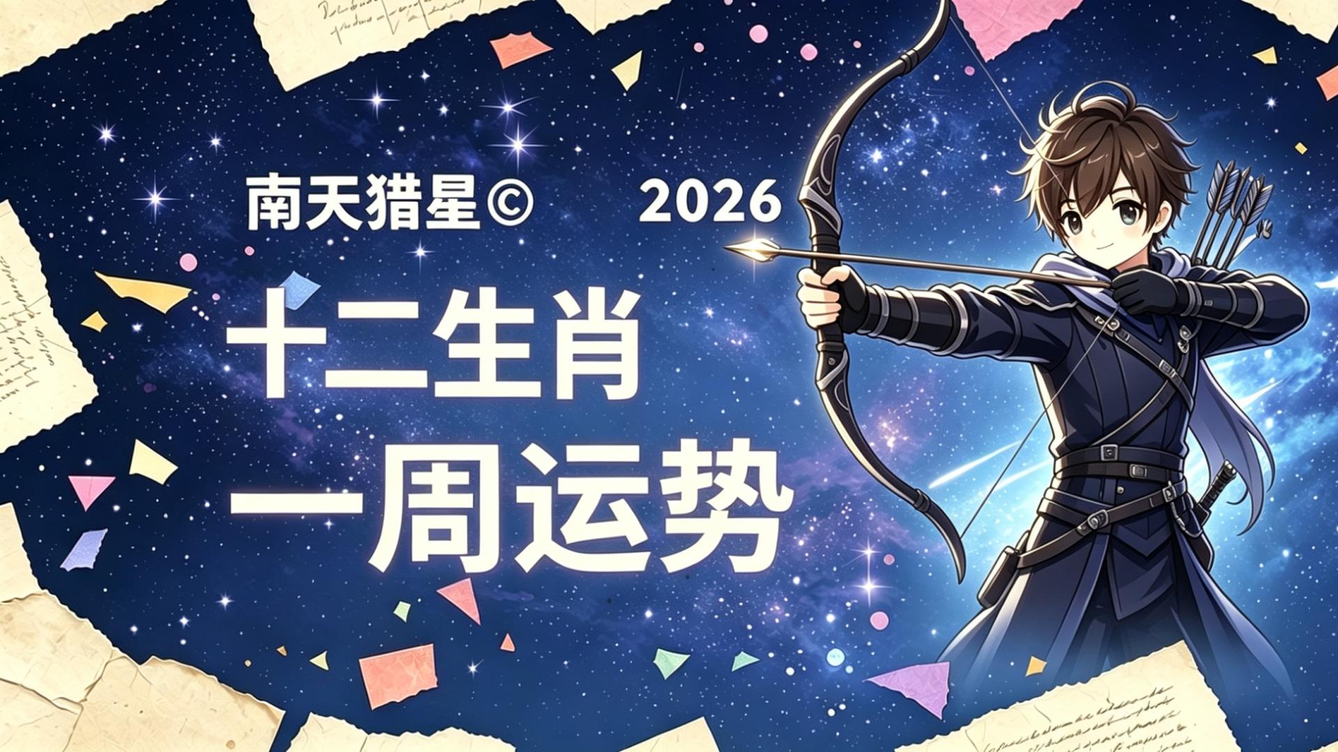 【周运】十二生肖（2026 年7月20日～7月26日）一周运势解析