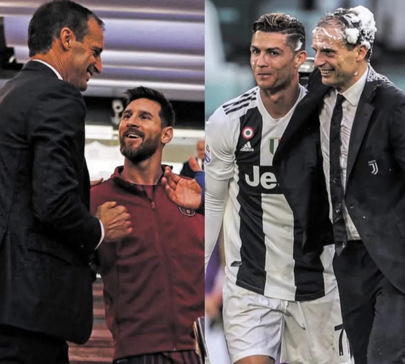 阿莱格里认为，克里斯蒂亚诺·罗纳尔多和梅西根本没有成为足球教练的渴望。

“我不