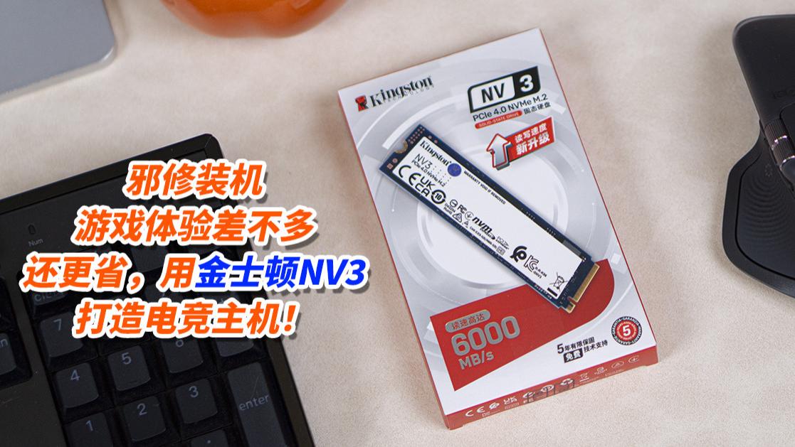 邪修装机，游戏体验差不多，还更省，用金士顿NV3打造电竞主机！