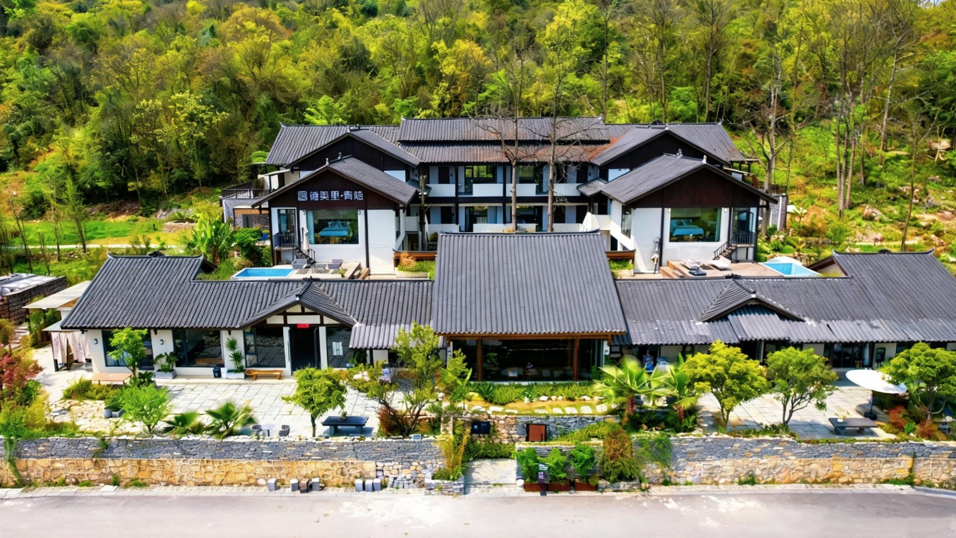 贵阳龙井村青隐山居，被山川溪水环抱，一处让时间慢下来的神仙居所