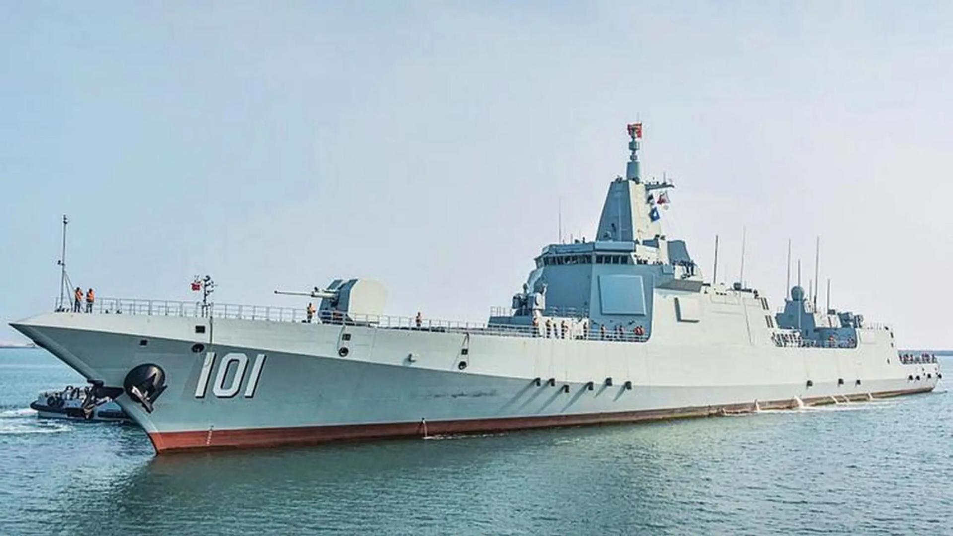 中国已经集齐十艘“万吨大驱”，世界第一！