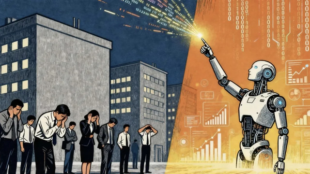 AI到岗我下岗：牛马贬值，血洗中层，应届生成了AI助手