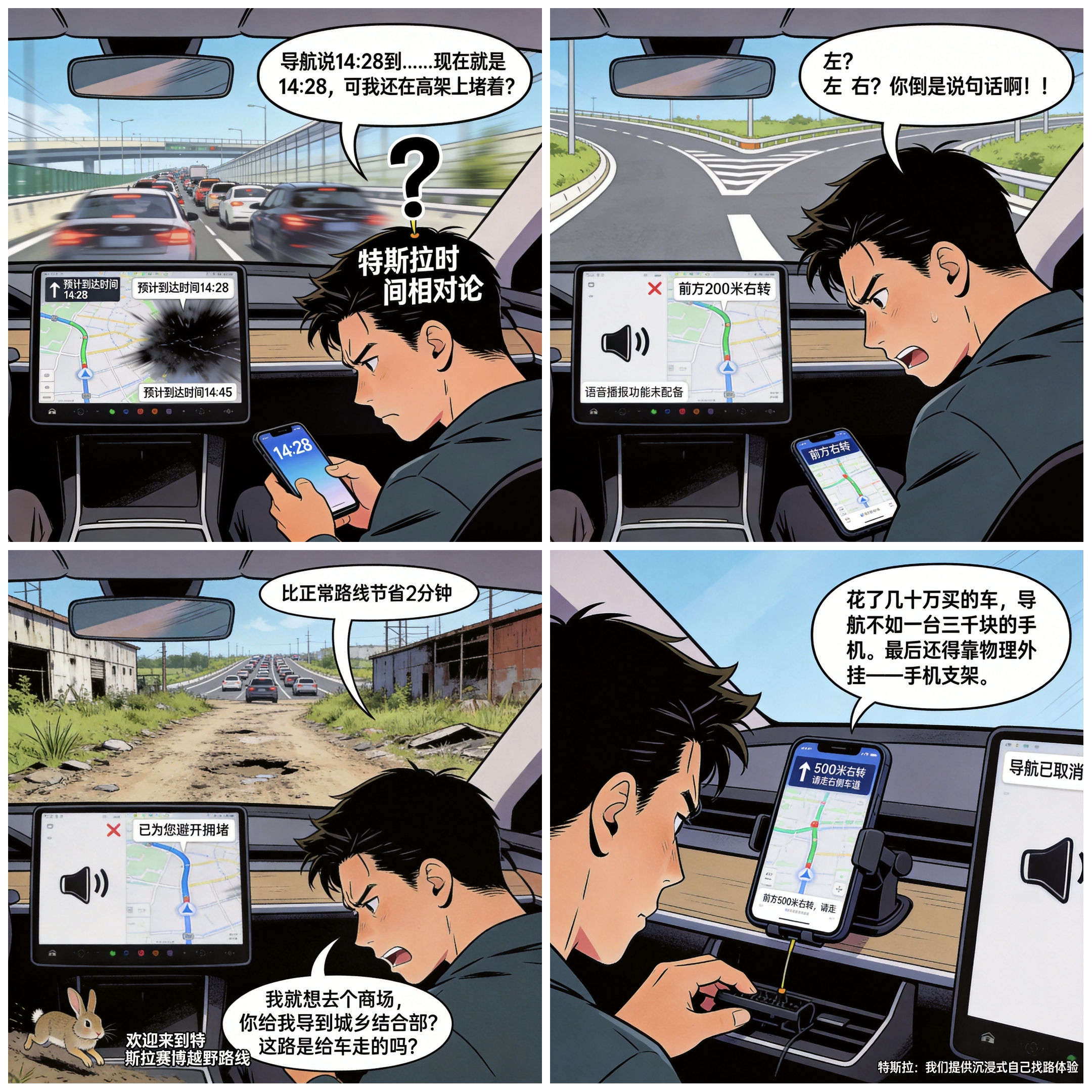 特斯拉导航三宗罪