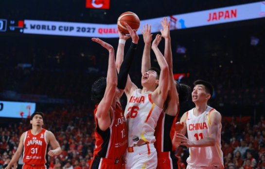 世界杯预选赛中国男篮小组排名：日本+26，韩国+6，中国-11，台北-21。下一