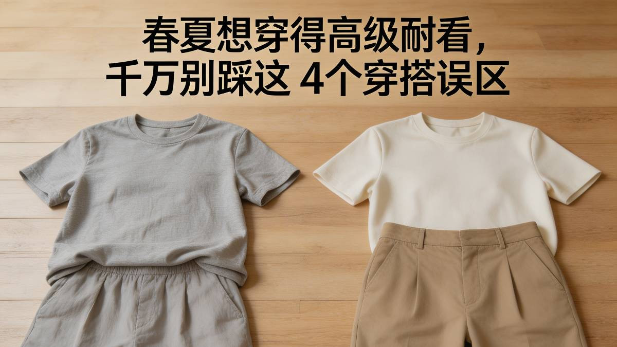 春夏想穿得高级耐看，千万别踩这 4 个穿搭误区！