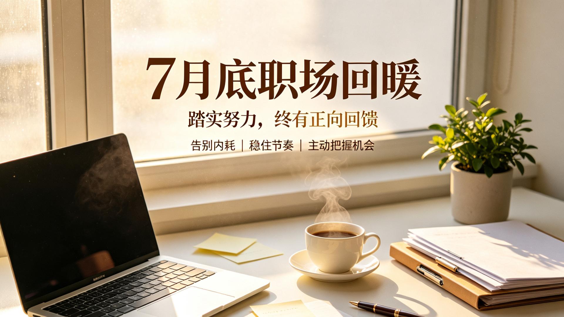 熬过前期职场内耗！7月底四大星座迎来职场回暖期，踏实努力终有正向回馈
