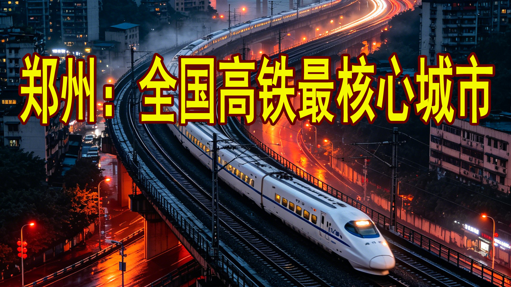 全国四大高铁城市：西安、郑州、武汉、重庆，谁成核心位置？