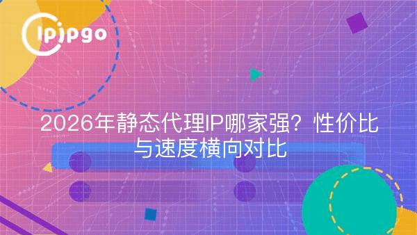2026年静态代理IP哪家强？性价比与速度横向对比