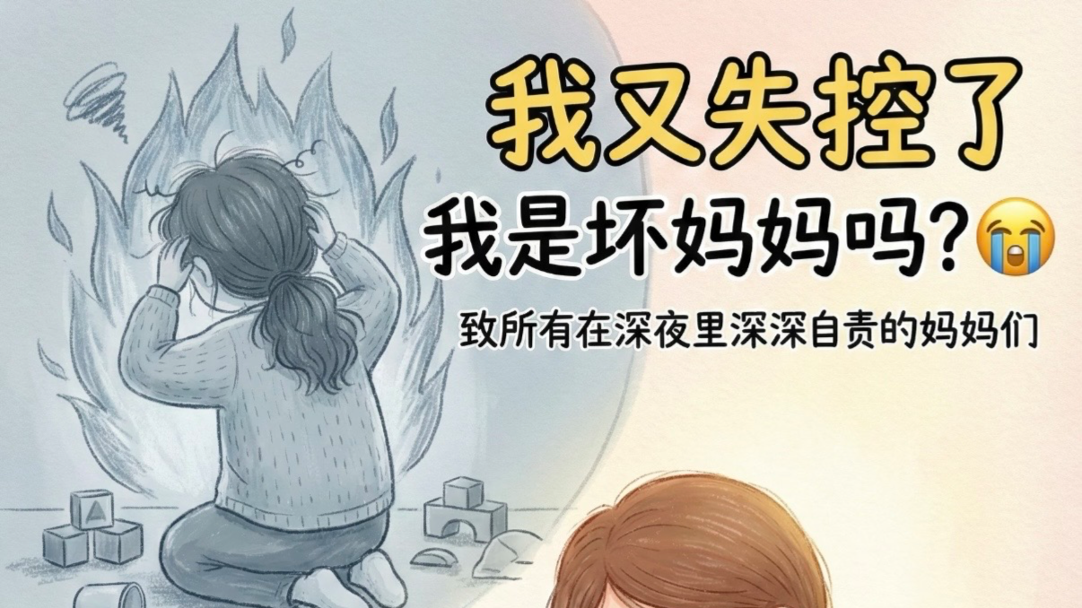 吼完娃，妈妈怎么收场