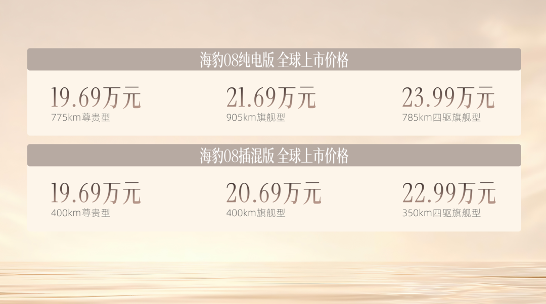 海豹08，旗舰级轿车规则制定者