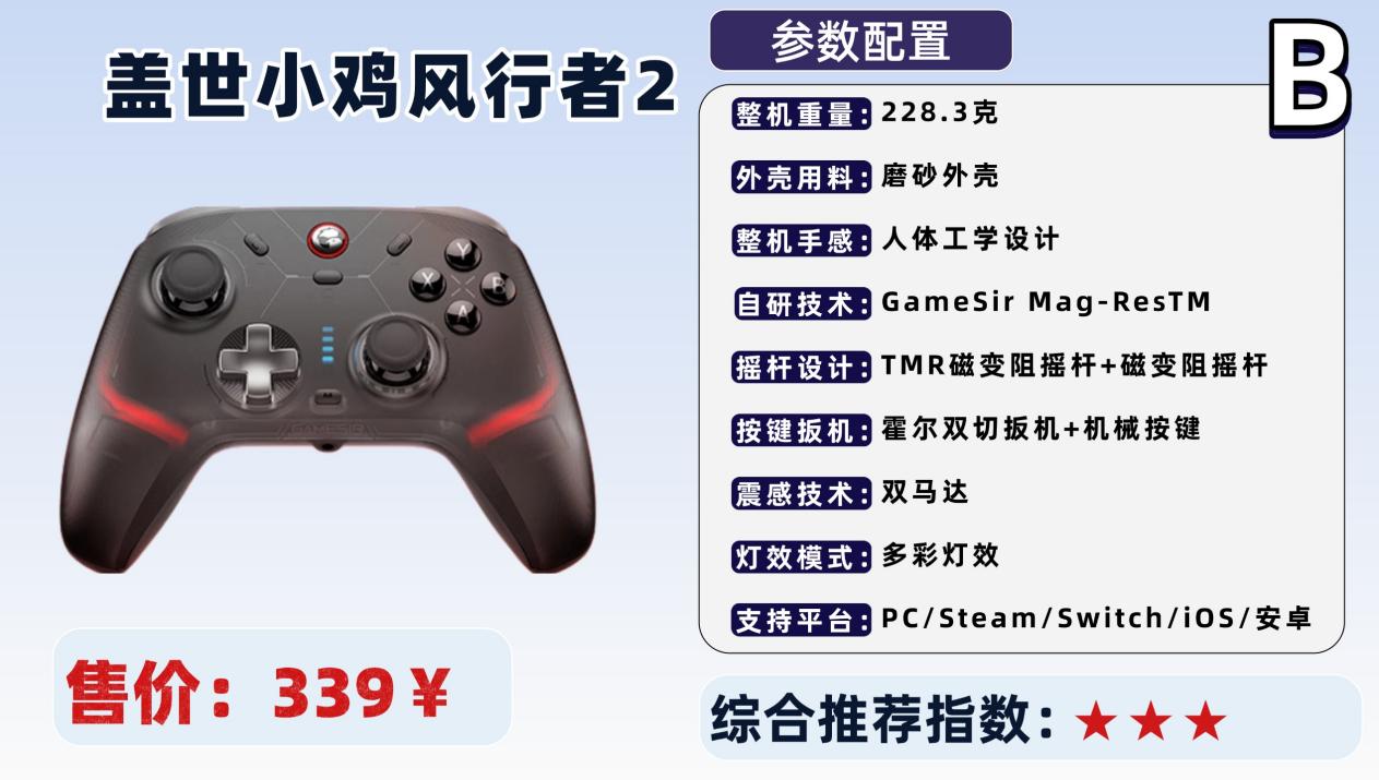 游戏手柄哪个牌子的性价比高？十大必玩高性价比游戏手柄推荐