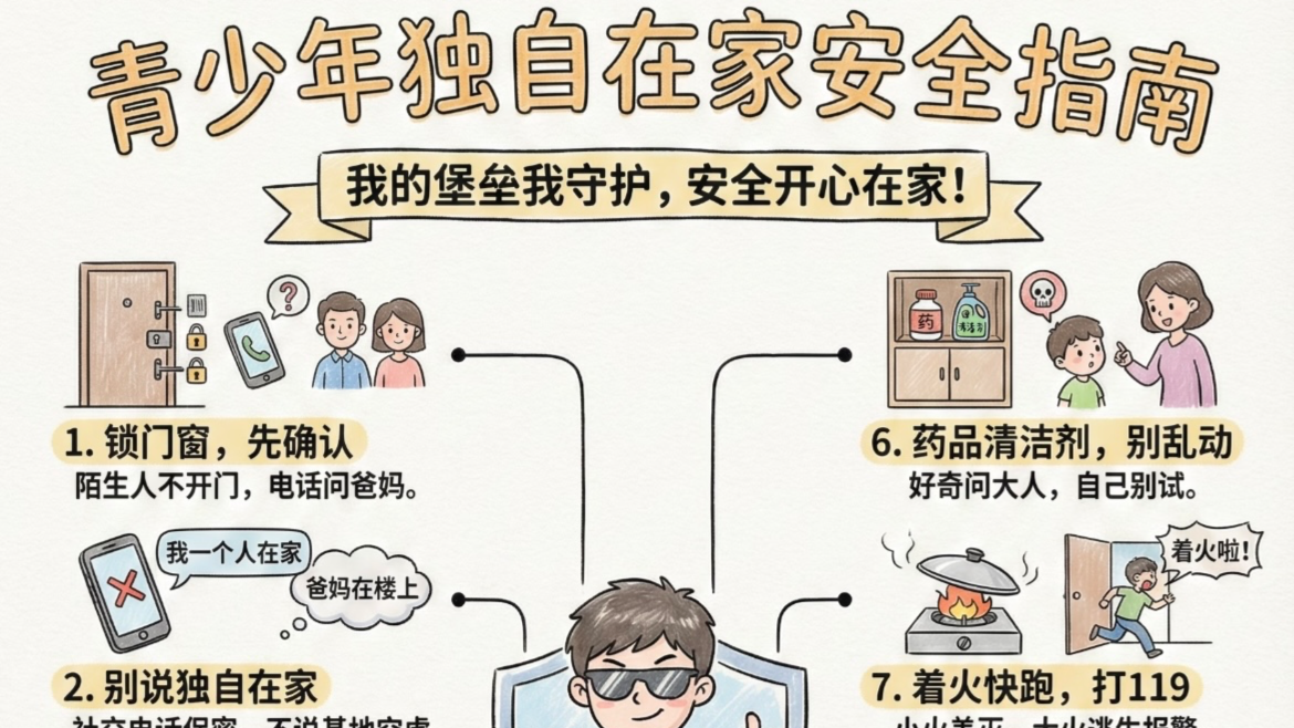 青少年独自在家安全指南