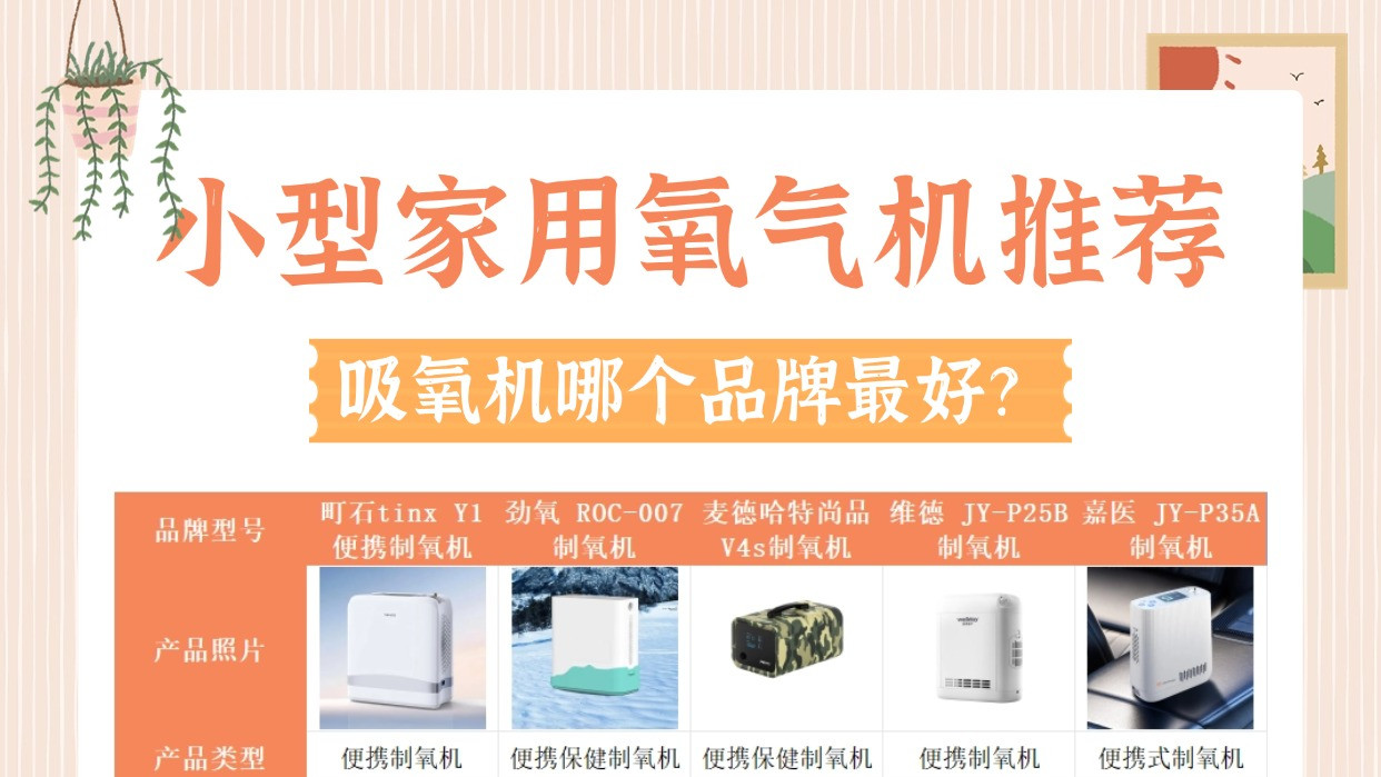 老人专用吸氧机哪款好？品牌怎么选？看分贝一招选对
