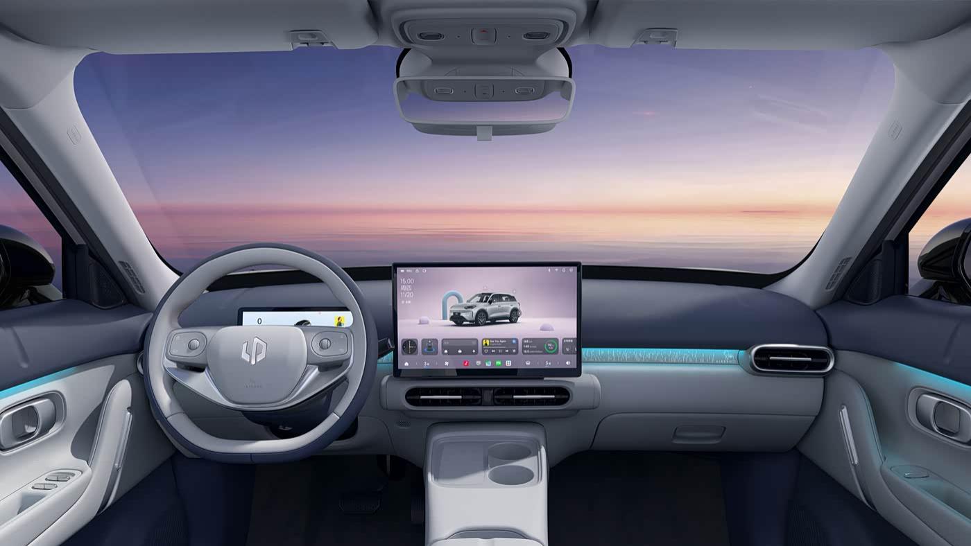 零跑A10内饰官图发布 一季度完成上市