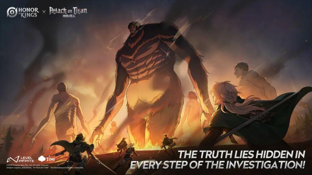 国际服与巨人联动官宣，五款联动皮肤揭晓，米莱狄源梦皮肤上线时间公布