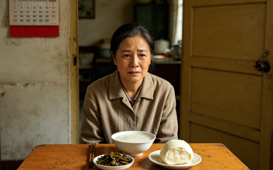 AA制32年妻子每天只吃白粥咸菜，她退休那天，我通知她结束AA制，并接来父母让她照顾