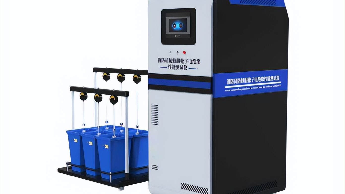 AY-X088 消防员防蜂服靴子电绝缘性能测试仪 XF 3008-2020 测试步骤