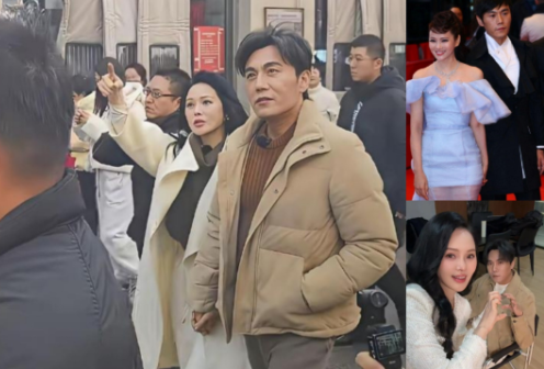 伊能静真厉害57岁还是那么有魅力
终于把小自己10岁的丈夫秦昊熬成了“大叔”级别