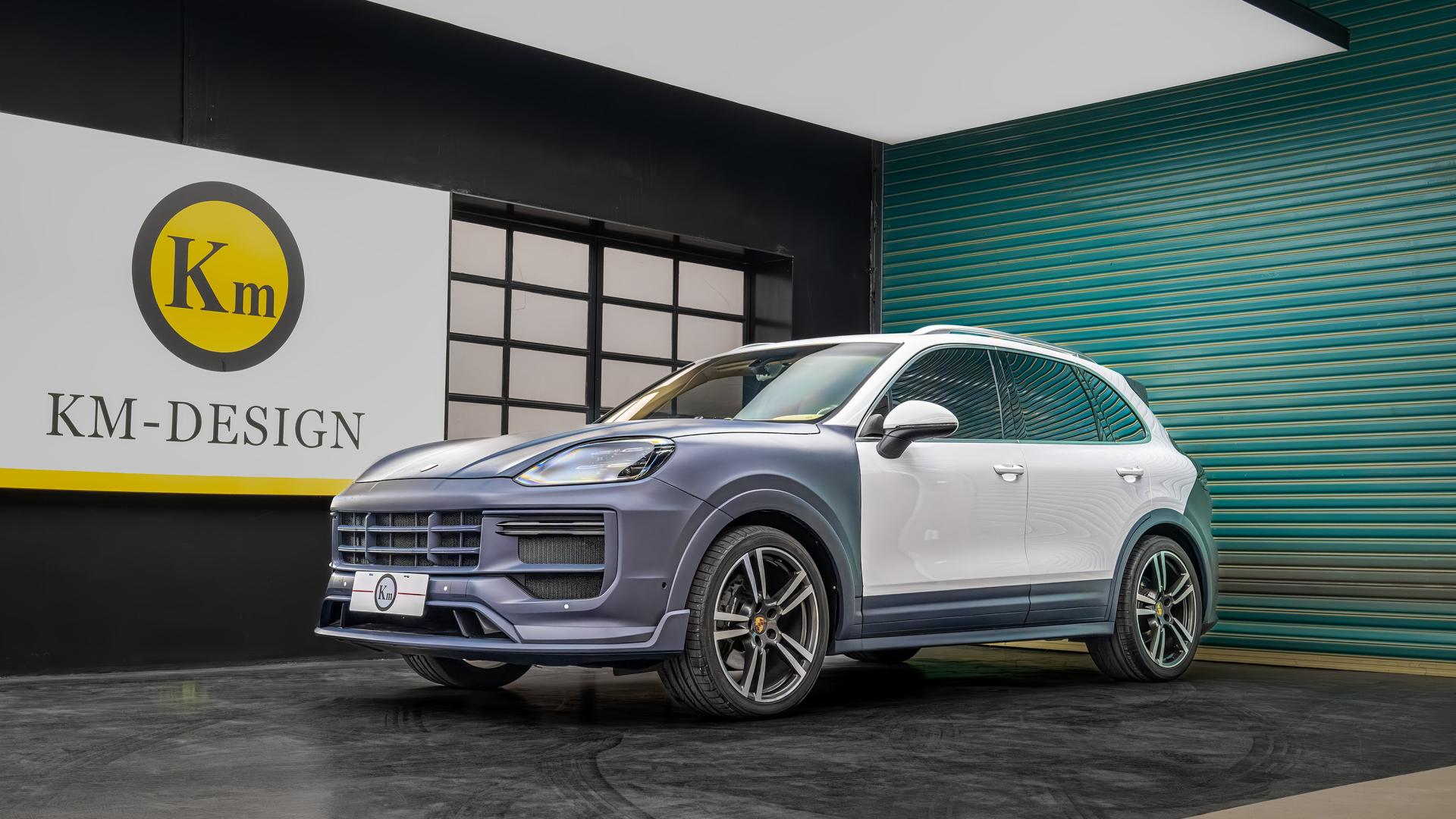 看一台老的卡宴改装当下新款卡宴的内外变化