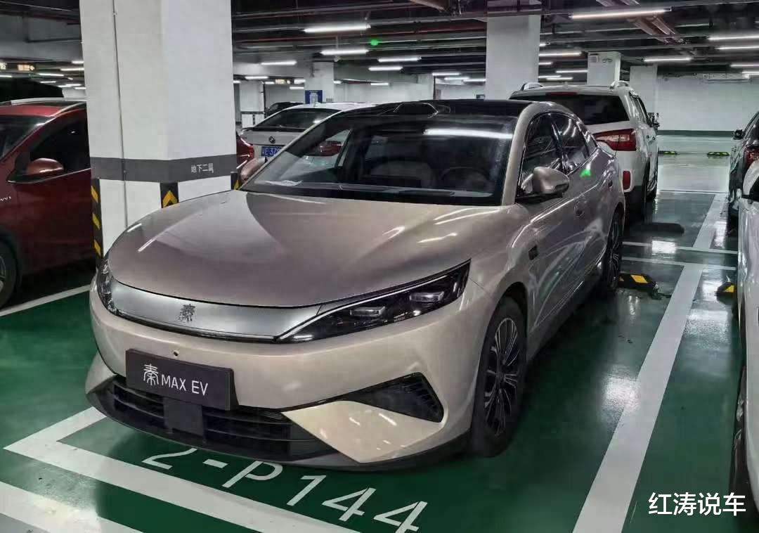 比亚迪秦MAX现身，外观漂亮，轴距2820mm，二代刀片电池