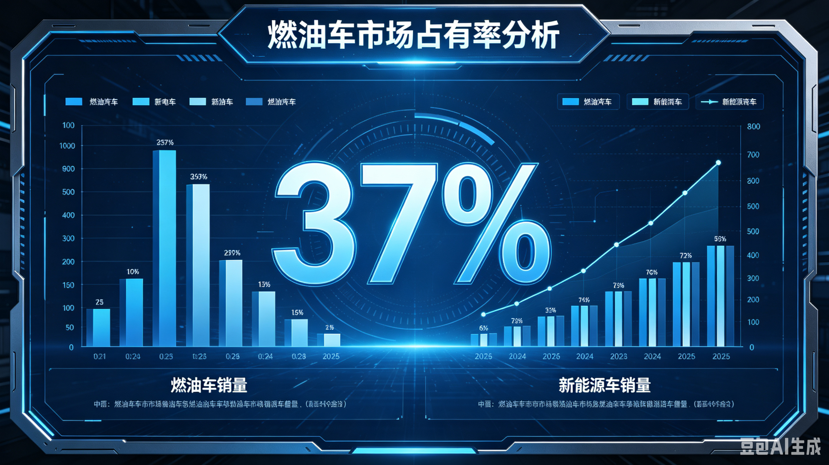 2026年5月，燃油车市场份额跌至37.1%，新能源渗透率达62.9%，新车销量