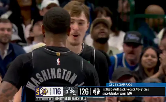 弗拉格该说不说打法有点像sga

拉回中距离 撤步三分，胯下节奏换左手突破禁区，