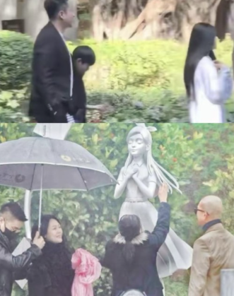 大S忌日，汪小菲为何没带孩子去现场？

大S周年忌日那天，现场弄了个雕塑揭幕，她