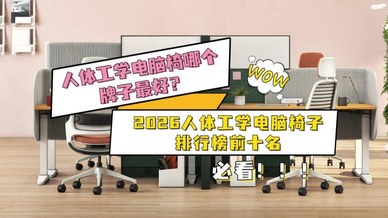 人体工学电脑椅哪个牌子最好？2026人体工学电脑椅子排行榜前十名