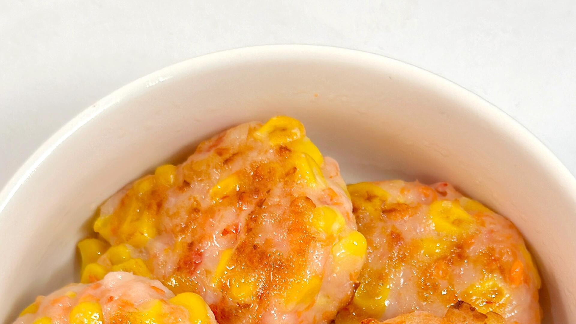 讲真…这个玉米虾滑饼真的巨好吃又掉秤啊！！