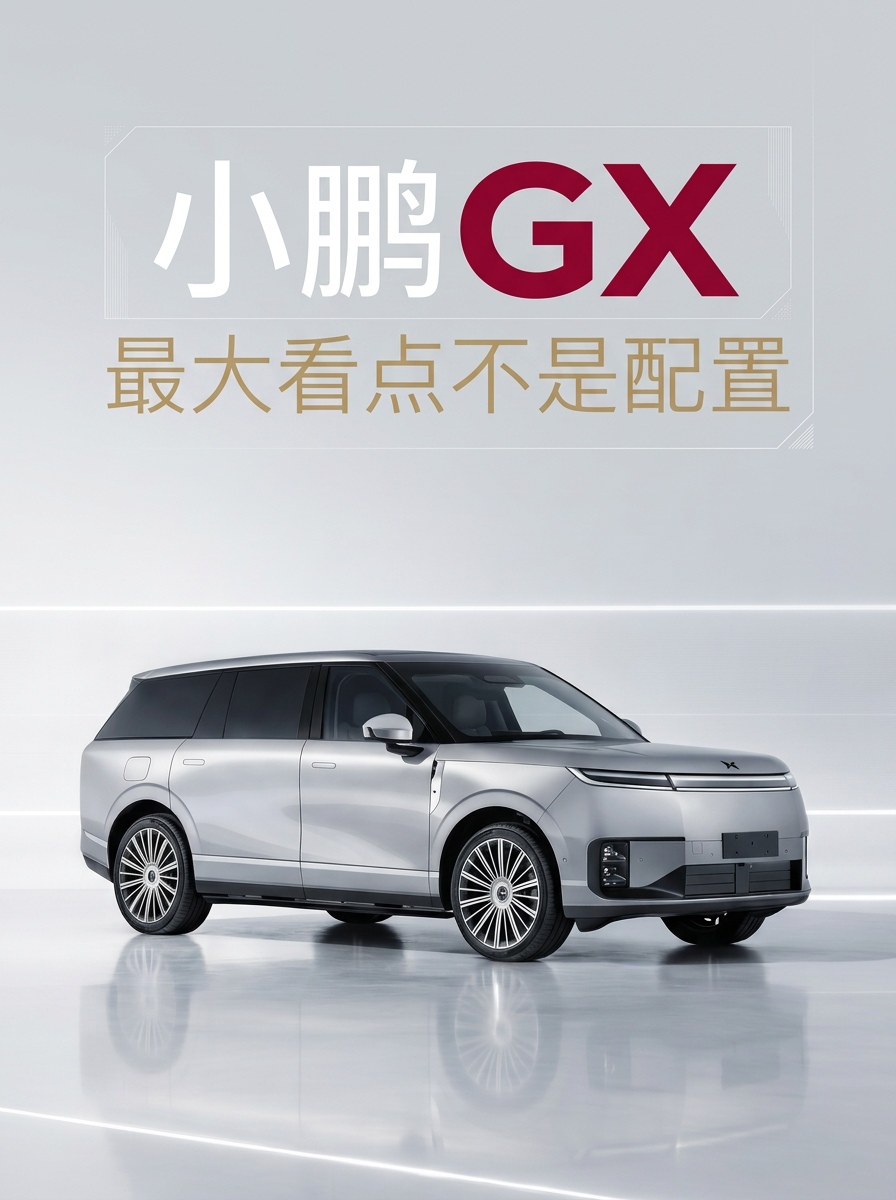 关注小鹏GX，先别管它的尺寸有多夸张，更应该留意的是，这台车能不能扛得住岁月的洗