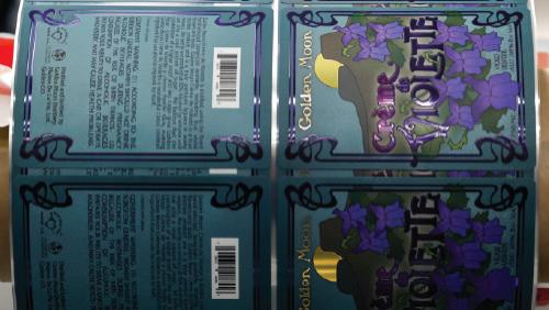 立体触感彩色标签：局部UV工艺，图案更吸睛