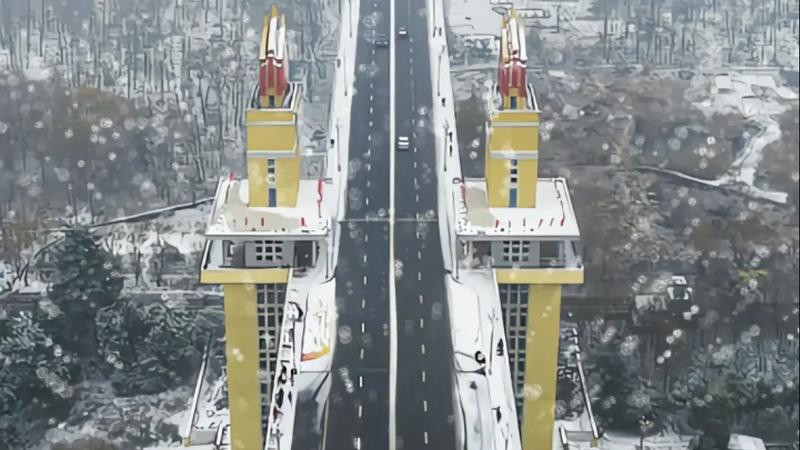 今天的南京下雪了  网友: 等“断桥残雪”