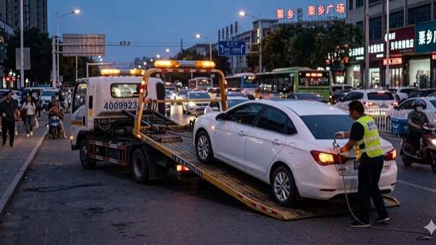 唐山迁西车主速看！晚高峰在栗乡广场车子突然“趴窝”！