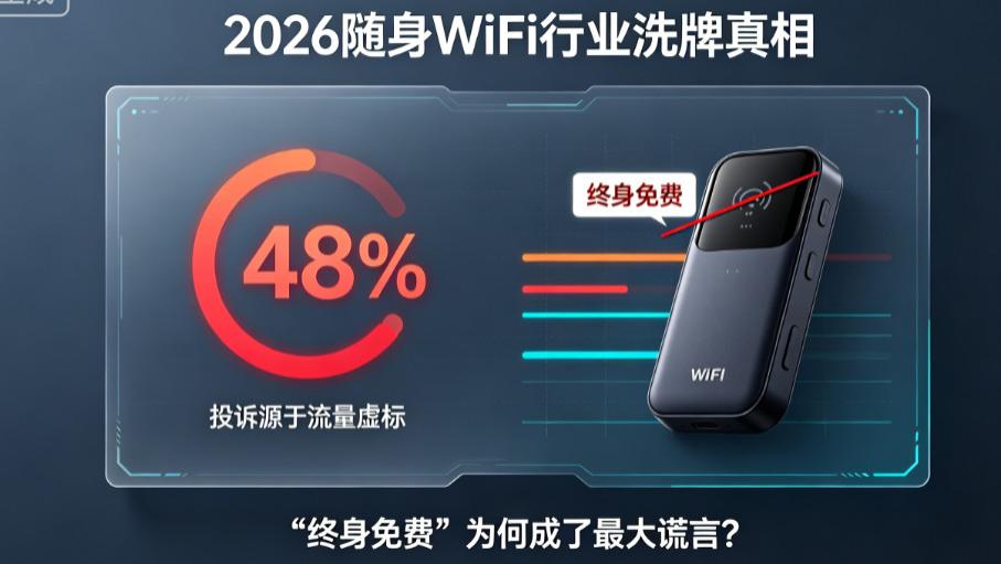 2026随身WiFi行业洗牌真相：48%投诉源于流量虚标，“终身免费”为何成了最大谎言？随身wifi